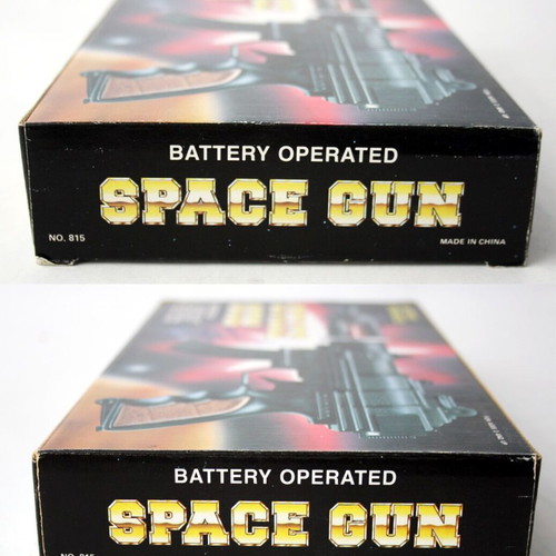 Vintage 90's Space Gun Black Cosmic Pistol new