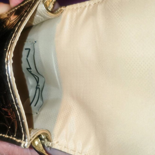 Mac Collection crossbody bag gold new