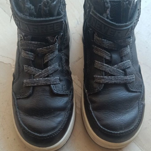 Children's boots with fleece lining size 28 H&M like new, black
