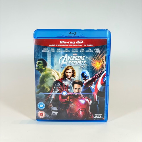 Avengers Assemble Blu-ray 3D + 2D movie like new with English subtitles