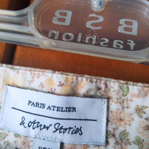 High-waist floral shorts &other stories size XS like new