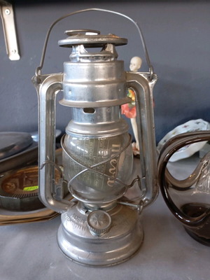 Vintage lantern old piece in showcase condition
