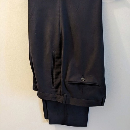 Rogetto Men's Suit used, 100% Wool Blue Jacket