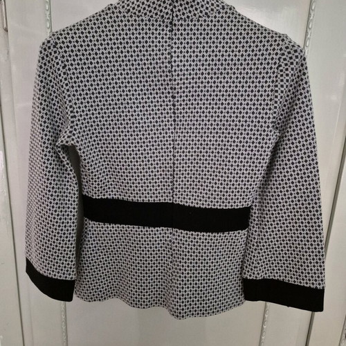 Benetton blouse small size like new, black and white