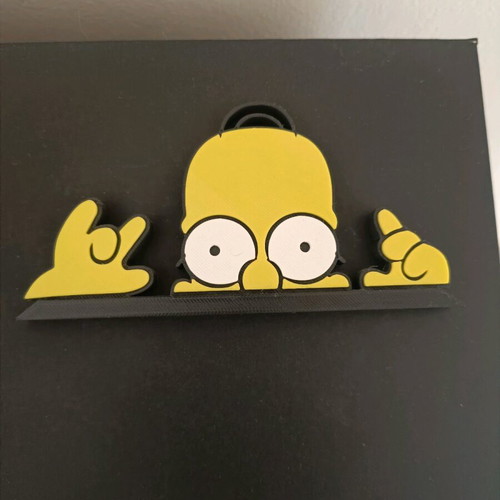 Homer Simpson figure 3d printing new, PLA material