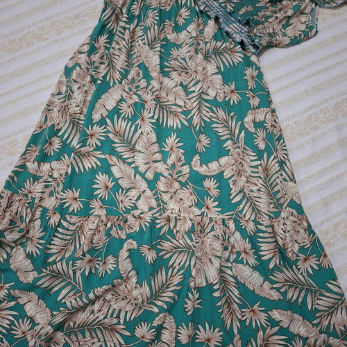 Defox Summer Set cotton crop top and maxi skirt like new