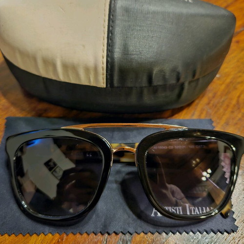 Artisti Italiani women's sunglasses like new, black and brown