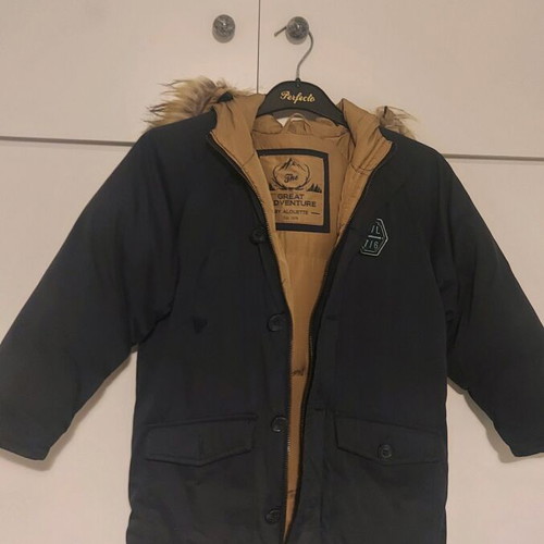Allouette boys' jacket size 7 years like new, dark blue