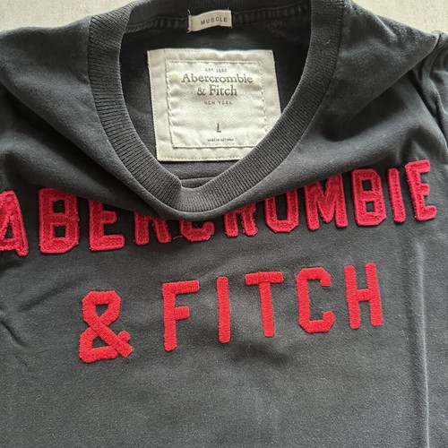 Abercrombie & Fitch men's t-shirt black size M like new