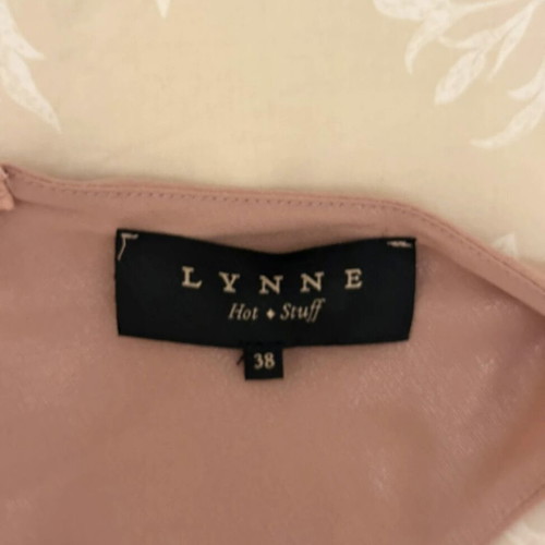 Lynne cocktail dress pink metallic like new