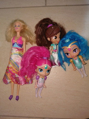 Dolls used, pack of 4 pieces