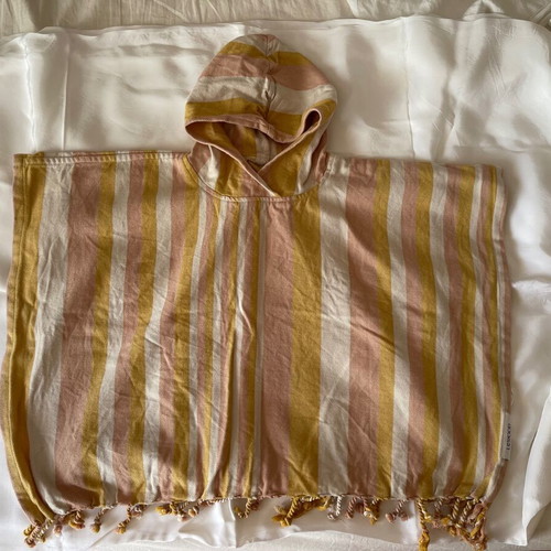 Liewood beach poncho used, 100% organic cotton
