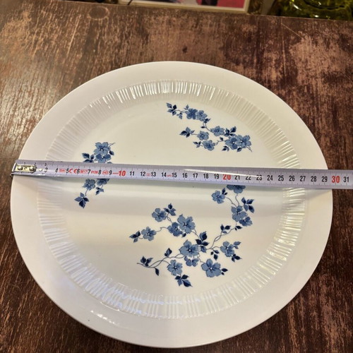 Porcelain platter with foot like new