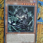 Berserk Archfiend Effect Monster αυθεντική κάρτα Yu-Gi-Oh!