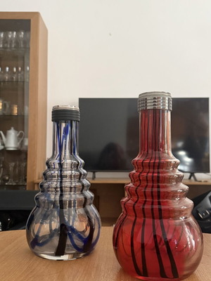 Vases made of blown glass