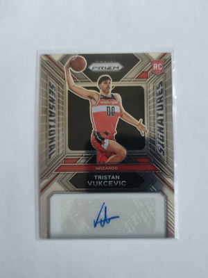 Tristan Vukcevic Rookie Autograph Card like new NBA Panini Prizm 2023-2024