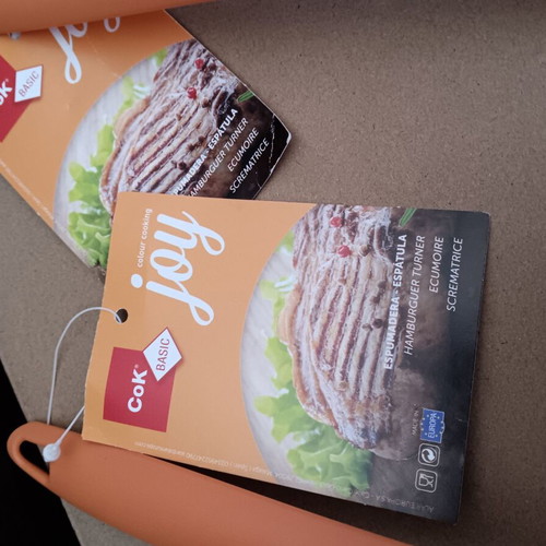 Set of plastic spatulas new