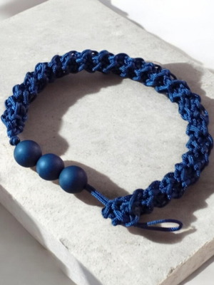 Men's handmade bracelet blue, new