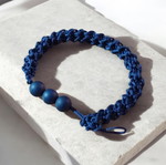 Men's handmade bracelet blue, new