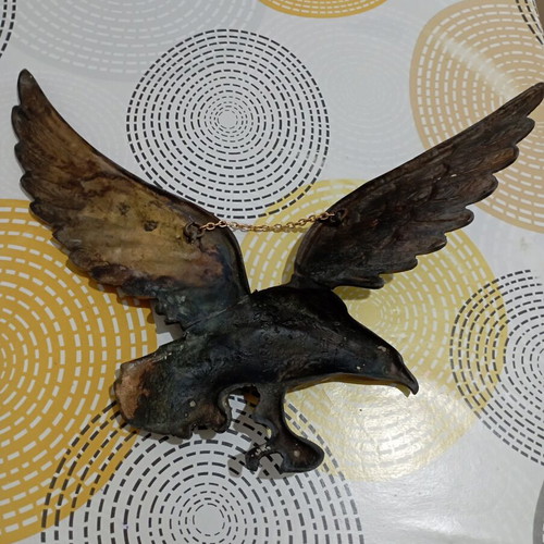 Vintage bronze wall eagle like new