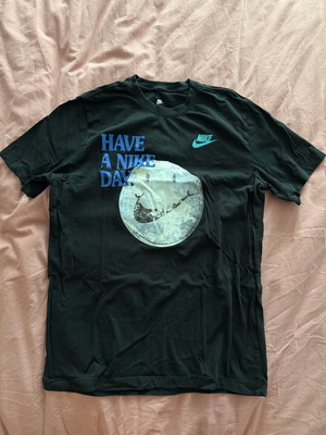 Nike men's t-shirt used, cotton, black, size L