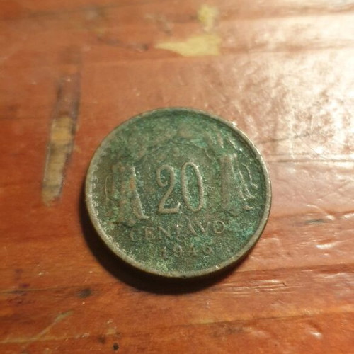 20 centavos 1946 used, Chile