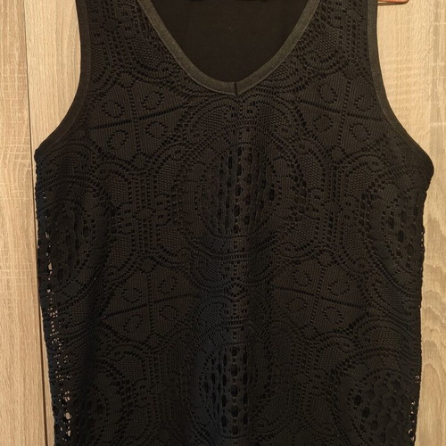 Desigual Crochet Top black used, size L