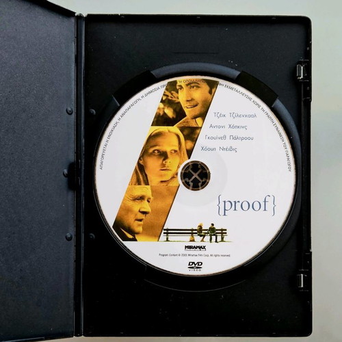 Proof DVD like new with subtitles