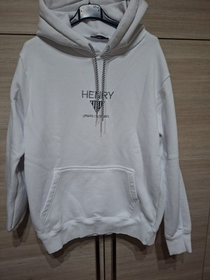 Hoodie white like new, size L 40 12