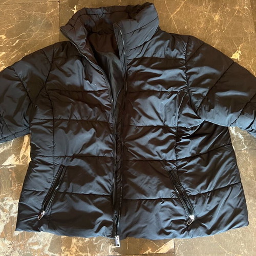 Lightly padded jacket size 52 black like new