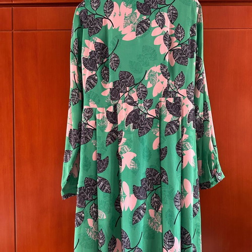 Madeleine silk blend floral shirt dress like new, EU 38