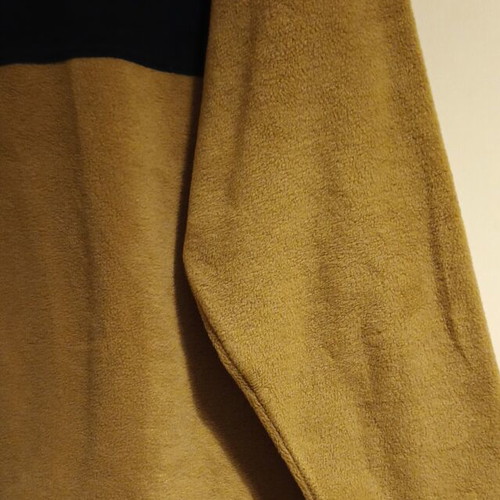 Men's sweatshirt camel color with stripes size XL new