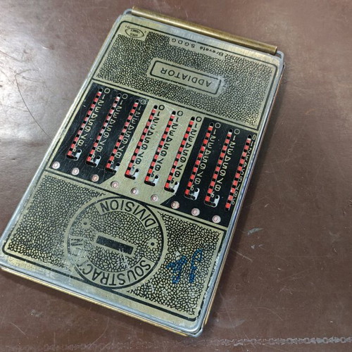 Arithma Addiator used mechanical pocket calculator 1950s