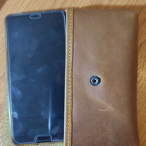 Leather wallet and mobile tobacco holder new