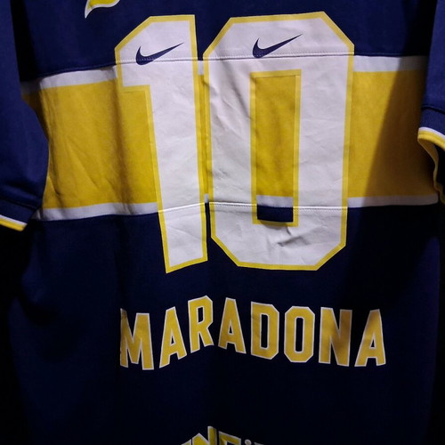 Boca Juniors Maradona jersey new, authentic, size Large