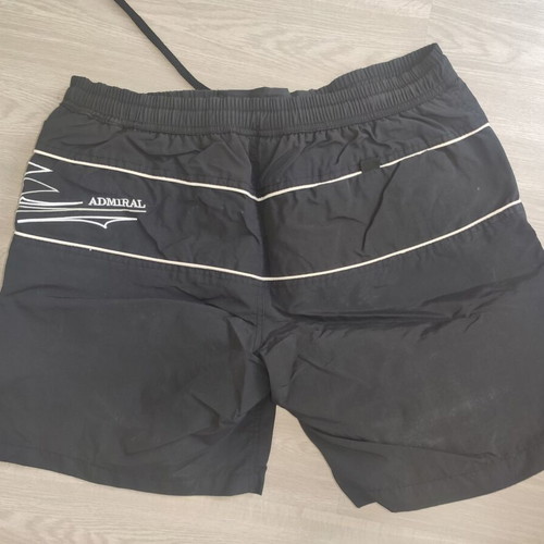 Admiral men's swim shorts black with white design