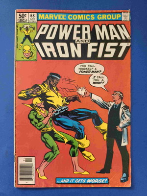 Power Man and Iron Fist 68 comic book used, English