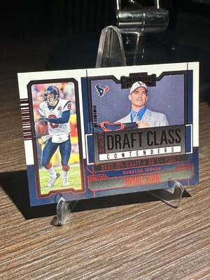 2023 Panini Contenders David Carr Historic Draft Class card new