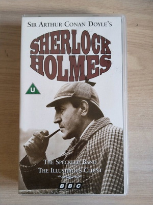 Sherlock Holmes VHS used, BBC, English without subtitles