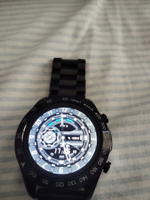 Smart watch FutureGo with magnetic USB charger, like new, black