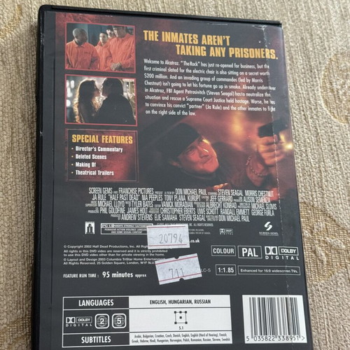 Half Past Dead DVD used with Greek subtitles