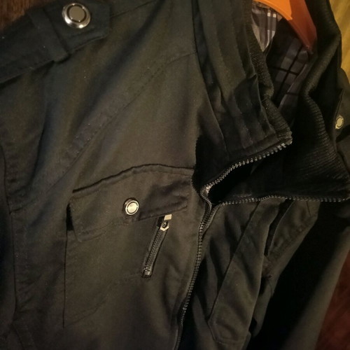 Men's jacket 5XL INTL new, fits like 3XL, black