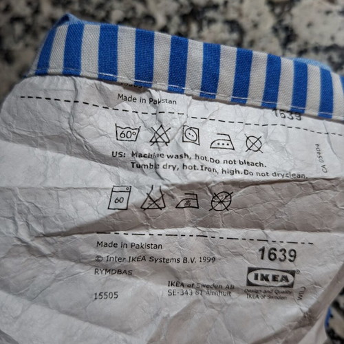 IKEA duvet cover single double-sided 100% cotton like new 150x200 cm