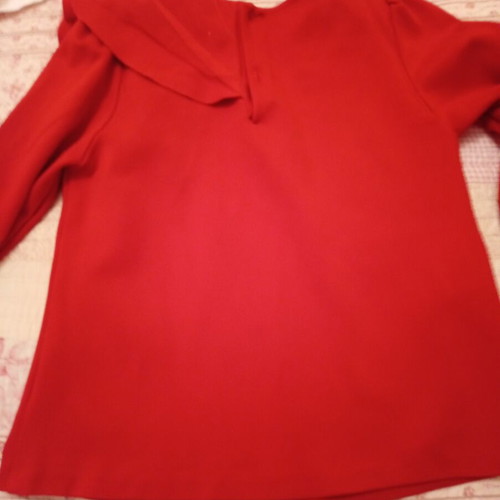 Girls' red blouse size 140 cm like new