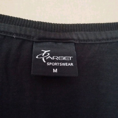T-shirt with long sleeves used, black cotton size M