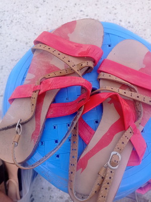 Sandal used, size 38