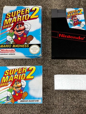 Super Mario Bros 2 Greek Edition used for Nintendo NES
