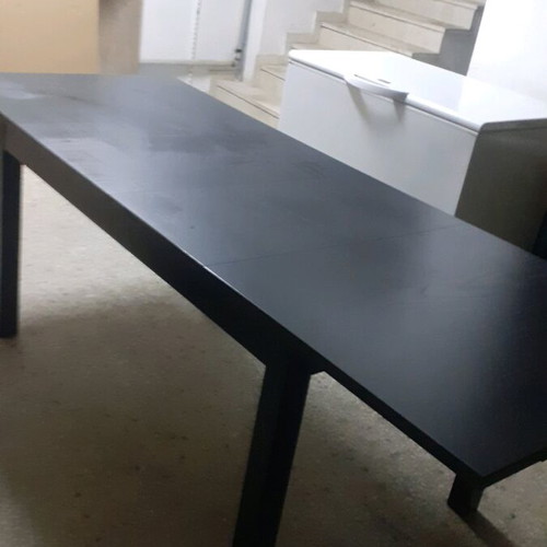 Table used 220x84x14x74 cm with 2 leaves of 40 cm