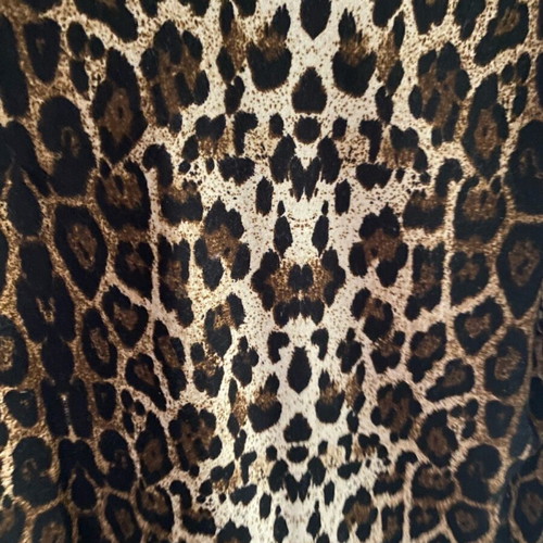 Leopard print long sleeve top size M like new
