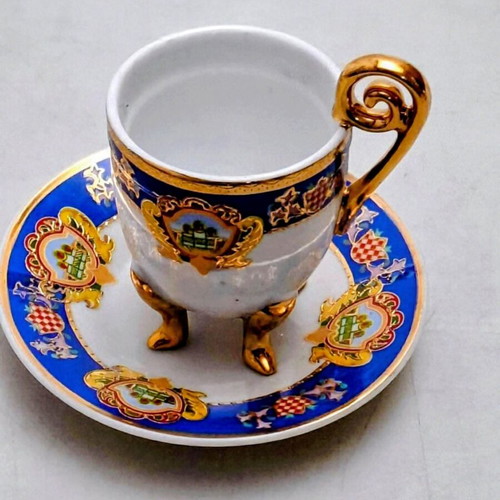 Πλήρες σερβίτσιο του καφέ Royal Fine Porcelain σαν καινούργιο